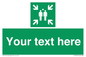 SY7207: Custom sign safe condition evacuation assembly point