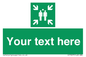 SY7207: Custom sign safe condition evacuation assembly point