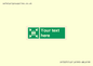 SY7207: Custom sign safe condition evacuation assembly point