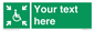 SY7208: Custom sign safe condition evacuation temporary refuge