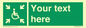 SY7208: Custom sign safe condition evacuation temporary refuge