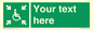 SY7208: Custom sign safe condition evacuation temporary refuge
