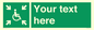 SY7208: Custom sign safe condition evacuation temporary refuge
