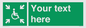 SY7208: Custom sign safe condition evacuation temporary refuge