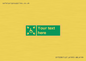 SY7208: Custom sign safe condition evacuation temporary refuge