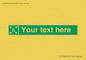 SY7208: Custom sign safe condition evacuation temporary refuge