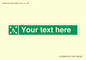 SY7208: Custom sign safe condition evacuation temporary refuge