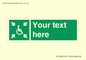 SY7208: Custom sign safe condition evacuation temporary refuge