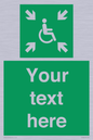 SY7208: Custom sign safe condition evacuation temporary refuge