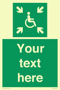 SY7208: Custom sign safe condition evacuation temporary refuge