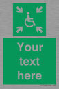 SY7208: Custom sign safe condition evacuation temporary refuge
