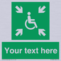 SY7208: Custom sign safe condition evacuation temporary refuge