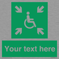 SY7208: Custom sign safe condition evacuation temporary refuge