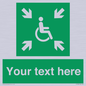 SY7208: Custom sign safe condition evacuation temporary refuge