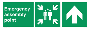 SY7921: Emergency assembly point directional Up arrow
