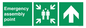 SY7921: Emergency assembly point directional Up arrow
