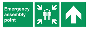 SY7921: Emergency assembly point directional Up arrow