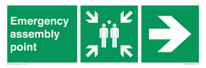 SY7923: Emergency assembly point directional Right arrow