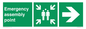 SY7923: Emergency assembly point directional Right arrow