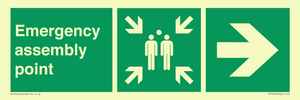 SY7923: Emergency assembly point directional Right arrow