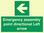 SY7927: Emergency assembly point directional Left arrow