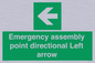 SY7927: Emergency assembly point directional Left arrow