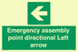 SY7927: Emergency assembly point directional Left arrow