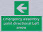 SY7927: Emergency assembly point directional Left arrow