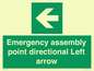 SY7927: Emergency assembly point directional Left arrow