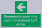 SY7927: Emergency assembly point directional Left arrow
