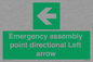 SY7927: Emergency assembly point directional Left arrow