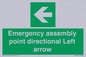 SY7927: Emergency assembly point directional Left arrow