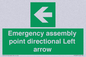 SY7927: Emergency assembly point directional Left arrow