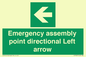 SY7927: Emergency assembly point directional Left arrow