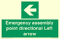 SY7927: Emergency assembly point directional Left arrow