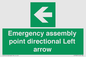 SY7927: Emergency assembly point directional Left arrow