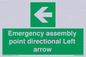 SY7927: Emergency assembly point directional Left arrow