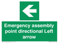 SY7927: Emergency assembly point directional Left arrow