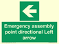 SY7927: Emergency assembly point directional Left arrow