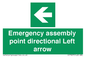 SY7927: Emergency assembly point directional Left arrow