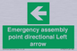 SY7927: Emergency assembly point directional Left arrow