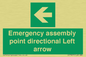 SY7927: Emergency assembly point directional Left arrow