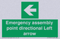 SY7927: Emergency assembly point directional Left arrow