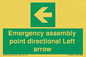 SY7927: Emergency assembly point directional Left arrow