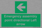 SY7927: Emergency assembly point directional Left arrow