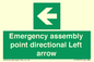 SY7927: Emergency assembly point directional Left arrow
