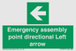 SY7927: Emergency assembly point directional Left arrow