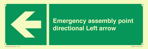 SY7927: Emergency assembly point directional Left arrow