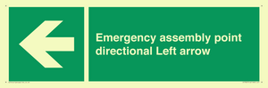 SY7927: Emergency assembly point directional Left arrow