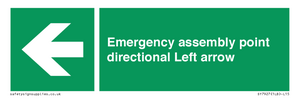 SY7927: Emergency assembly point directional Left arrow
